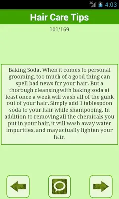 Hair Care Tips android App screenshot 0